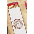 16 Count Custom Cigar Match Box with 4" Matches (112mm x42mm x10mm)